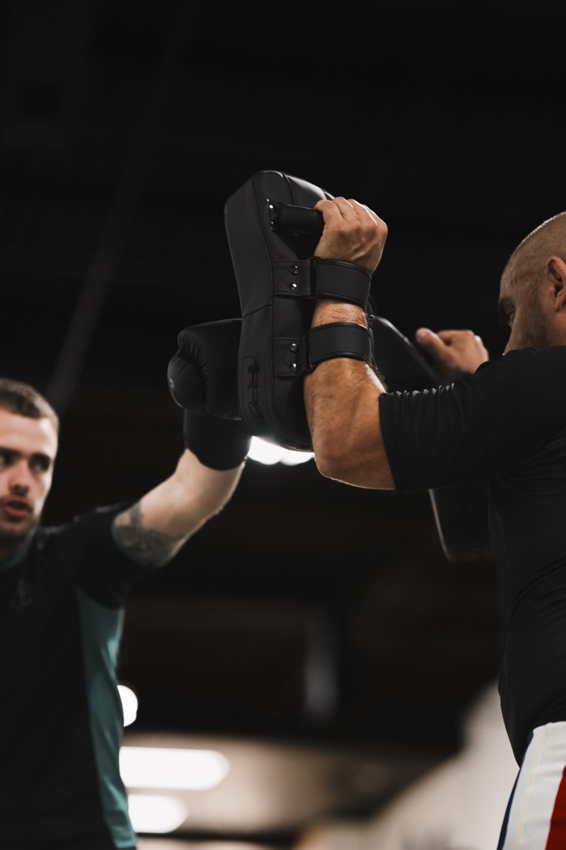 Muay Thai training at Haven Grappling Academy